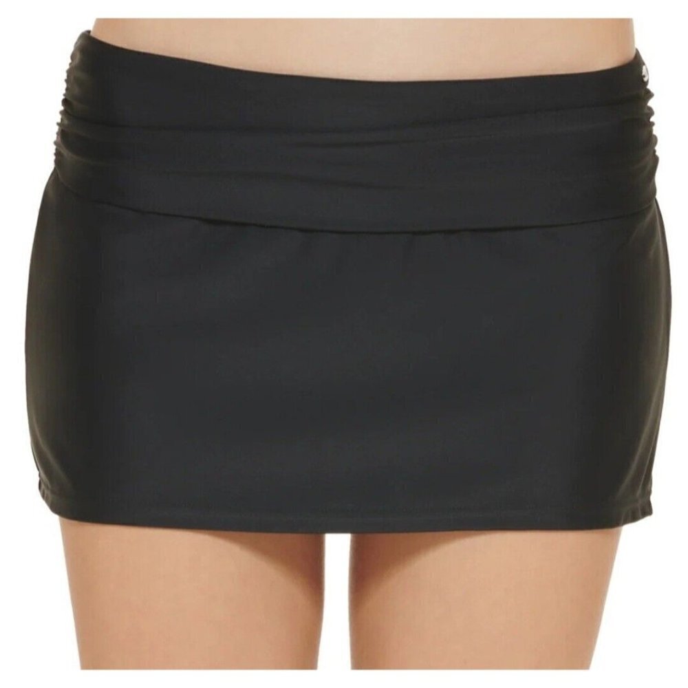 DKNY Black Swim Skirt